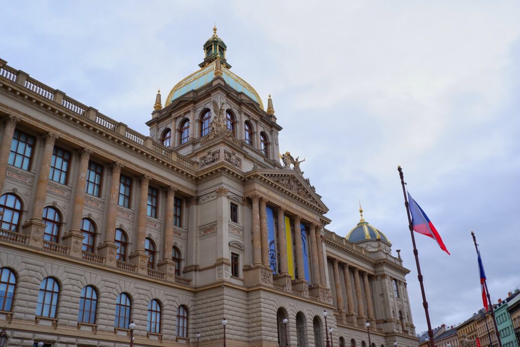 The National Museum in Prague's New Town on Wenceslaus Square